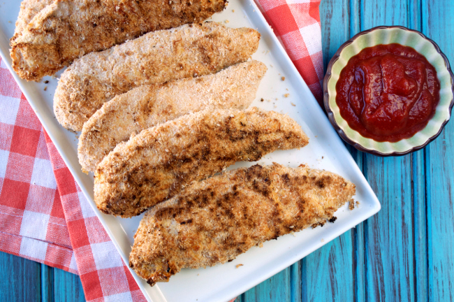 Coconut Chicken Tenders | Plaid and Paleo