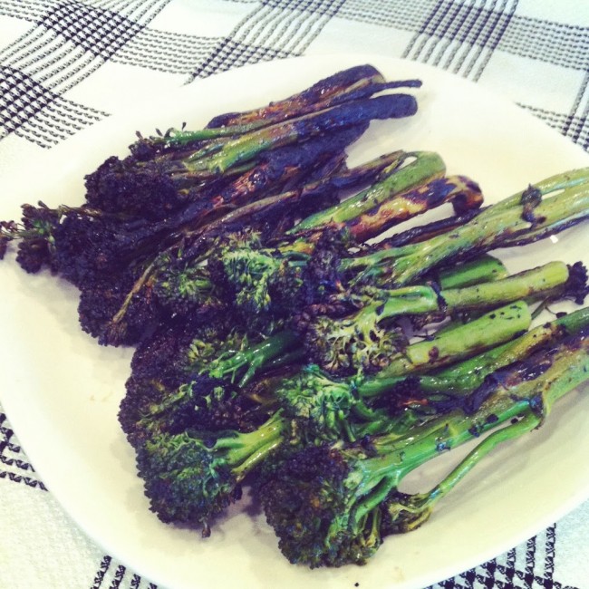 Grilled Broccolini Two Ways | Plaid & Paleo