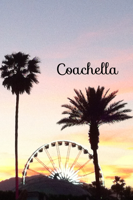Coachella Ferris Wheel at Sunset