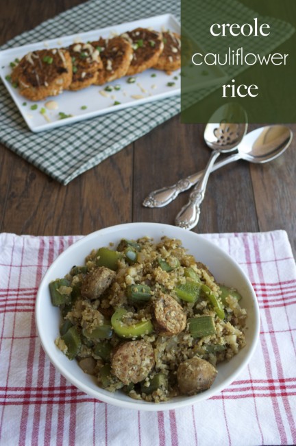 Creole Cauliflower Rice | Plaid & Paleo
