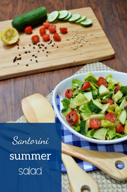 Santorini Summer Salad | Plaid and Paleo