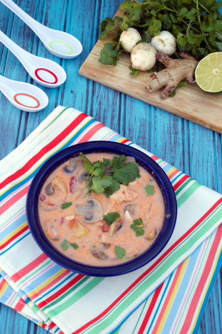 Crockpot Tom Kha Yum Soup | Plaid and Paleo