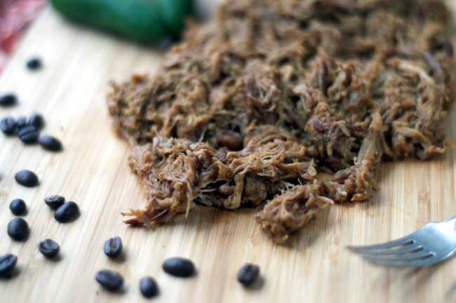 Chipotle Coffee Pulled Pork | Plaid and Paleo