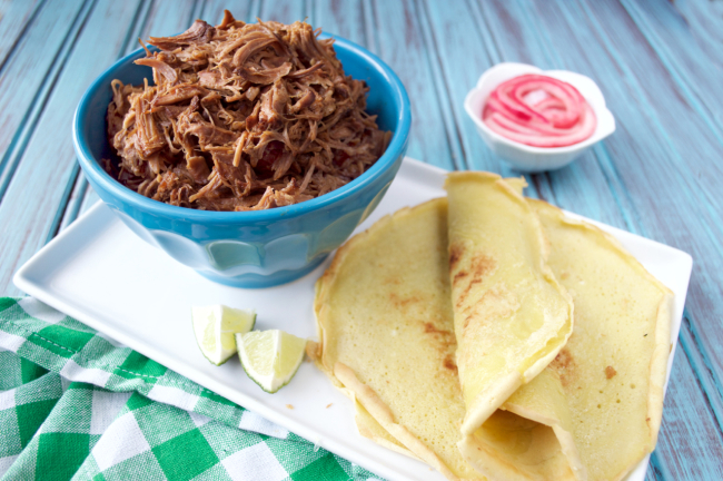 Paleo Chipotle Tacos with Easy Pickled Onions | Plaid and Paleo