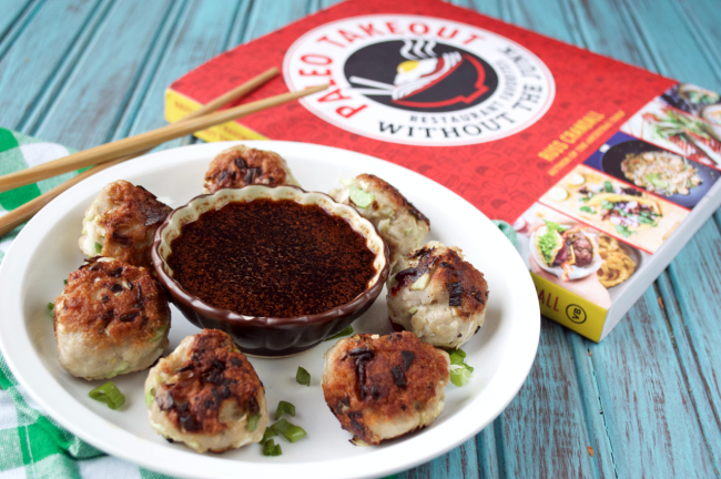 Gyoza Bites from Paleo Takeout + Giveaway | Plaid and Paleo